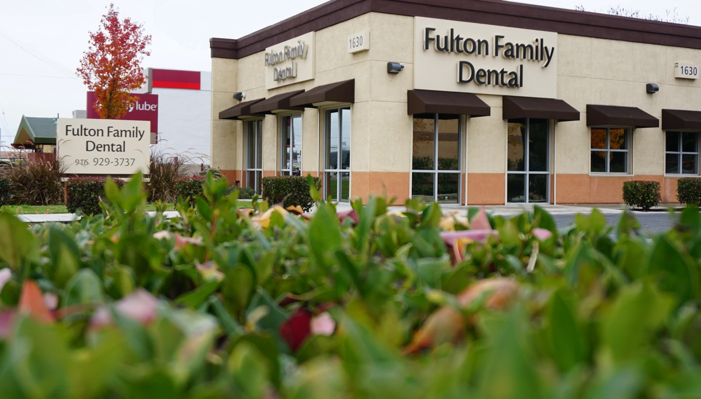 Fulton Family Dental office exterior on Fulton Avenue in Sacramento, CA